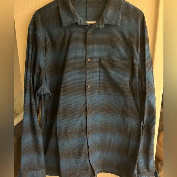 Lululemon Masons Peak Flannel Blue - Picture 2 of 6
